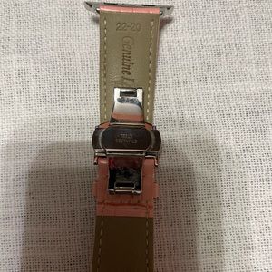 2 watch bands.. one camo color/silicone and One leather with adjustable buckle